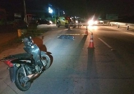 Motociclista morre após perder o controle ao passar em quebra-molas