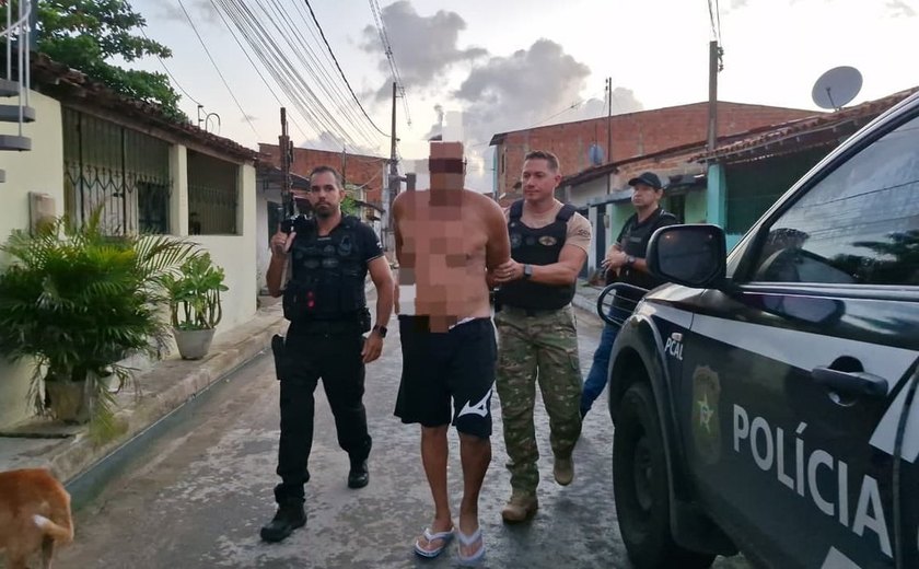Operação mira suspeitos de homicídio, estupro e outros crimes e cumpre 39 mandados em Alagoas