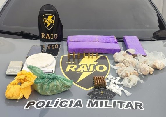 Ações da PM/AL retiram drogas e armas de circulação em quatro municípios