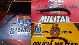 8º BPM realiza apreensão de três armas de fogo em sua área de atuação