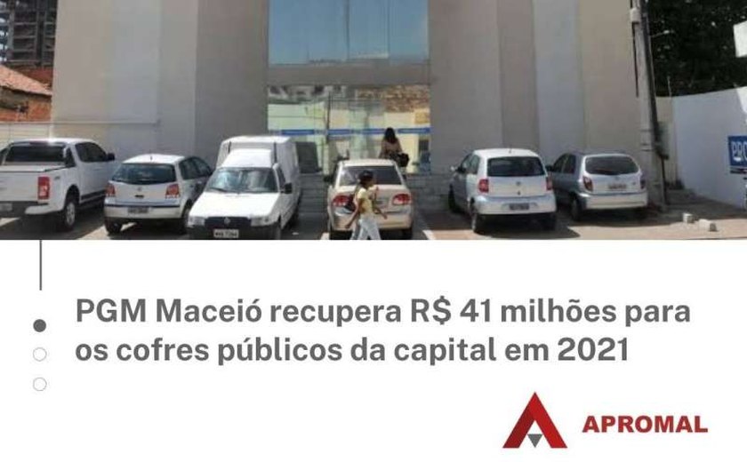 PGM recupera R$ 41 milhões para os cofres públicos da capital em 2021