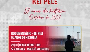 Selaj celebra 51 anos do Estádio Rei Pelé com exibição de documentário no cinema