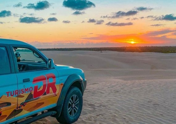 Passeio às Dunas Douradas é a nova atração turística no extremo Sul de Alagoas