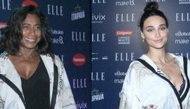 Tava em liquidação? Glória Maria e Débora Nascimento usam looks iguais em evento