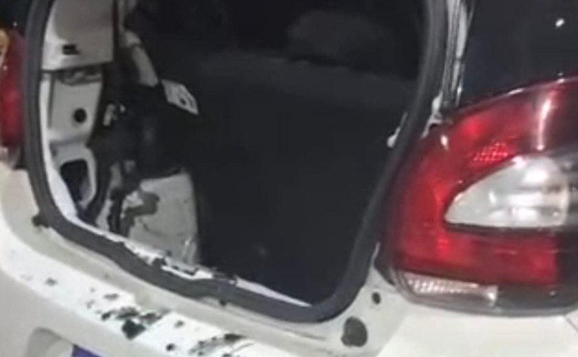 Carro com torcedores do CSA é atacado durante trajeto para o Rei Pelé
