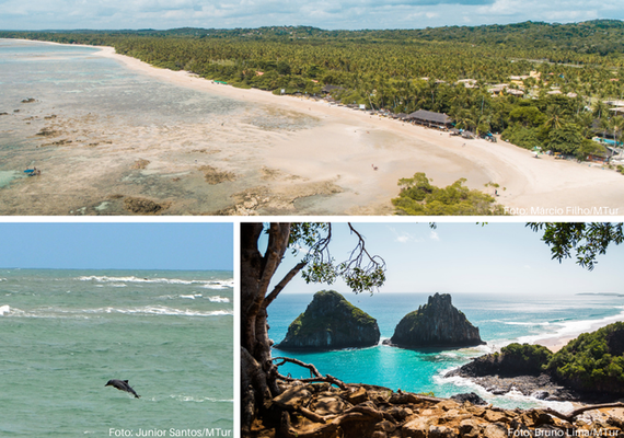Três das melhores praias do mundo estão no Brasil
