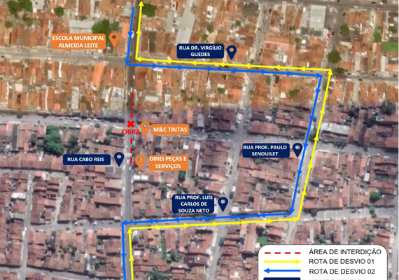 BRK inicia obra emergencial de esgotamento sanitário na Ponta Grossa