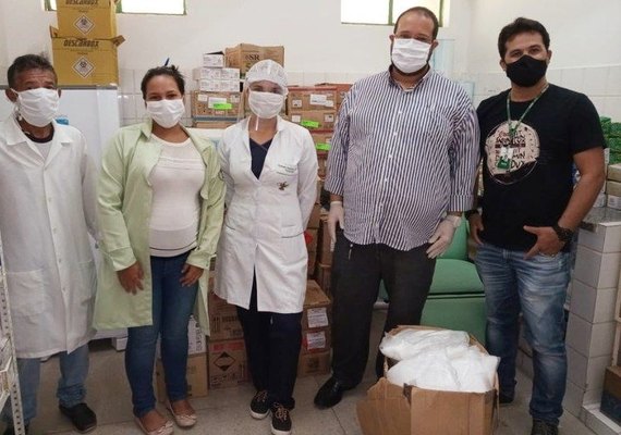 Ifal doa mais de 40 mil itens de proteção individual em Alagoas