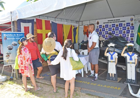 Capitania dos Portos de Alagoas divulga Mentalidade Marítima durante Torneio Internacional de Beach Tennis