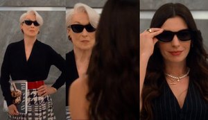 Meryl Streep e Anne Hathaway brilham no teaser de 'O Diabo Veste Prada 2'; assista o vídeo