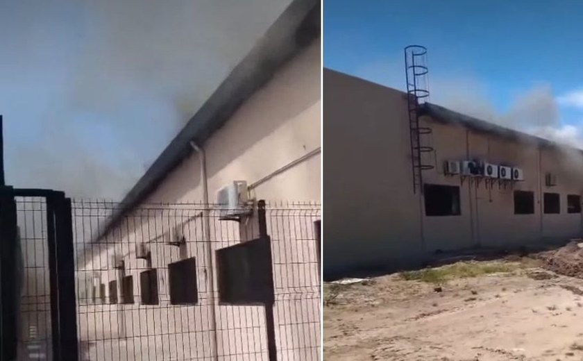 Incêndio mobiliza Bombeiros em sede da Embrapa, em Ipioca