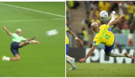 VÍDEO: Richarlison treinou voleio antes da Copa - e teve quem não acreditasse em gol assim no jogo
