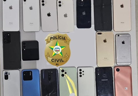 Delegacia de Roubos recupera  37 celulares no mês de agosto