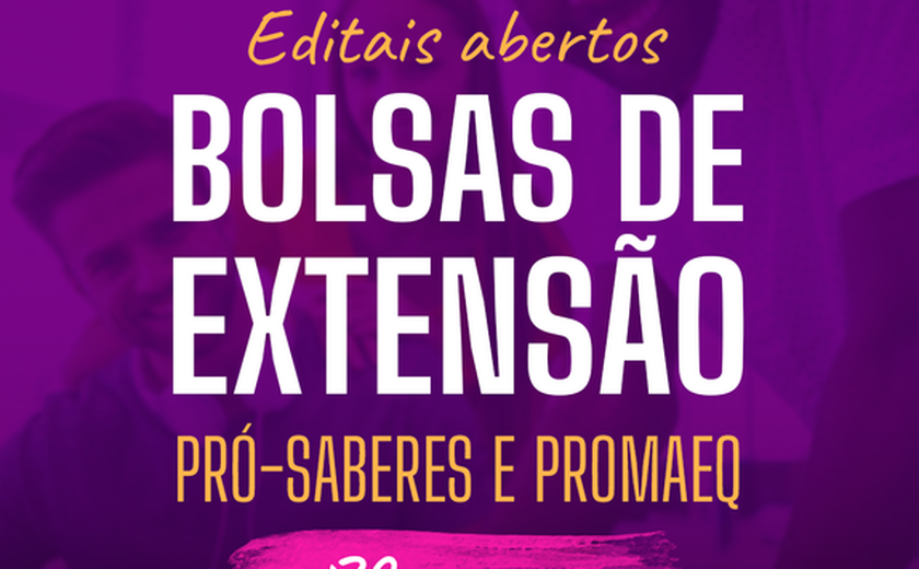 Ufal abre seleção para 89 bolsas de extensão para 2026