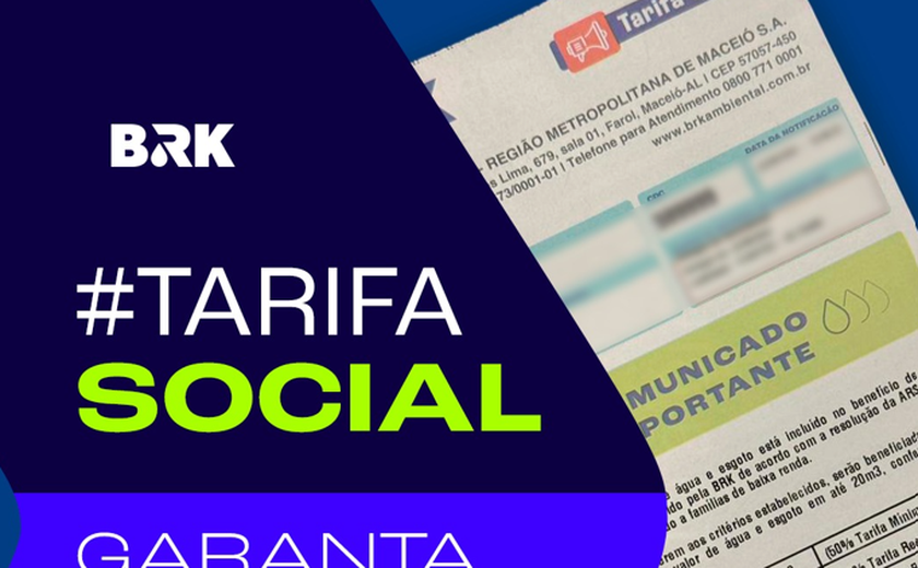 BRK inicia período de recadastramento para famílias de baixa renda