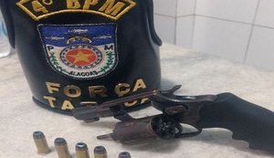 Força Tática do 4º BPM apreende duas armas de fogo na parte alta de Maceió