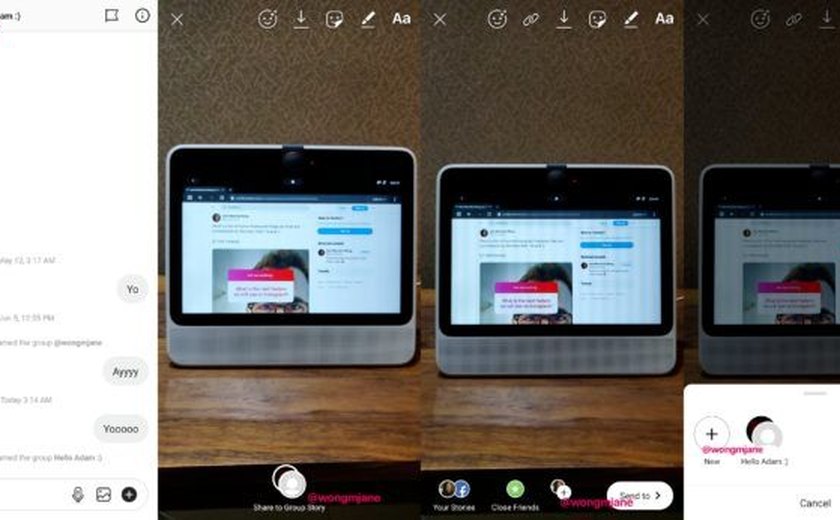 Instagram testa stories que são enviados para grupos de seguidores