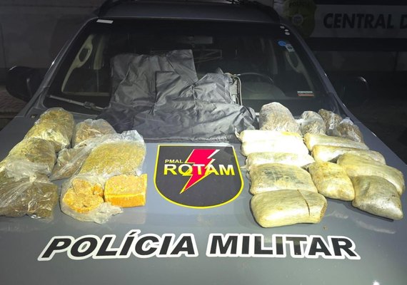 Rotam apreende mais de 5 kg de drogas no Bom Parto, em Maceió