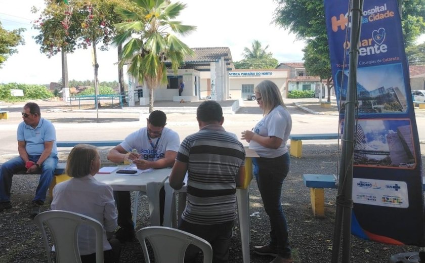 Programa Olhar da Gente Comunidades promove triagem na Chã da Jaqueira