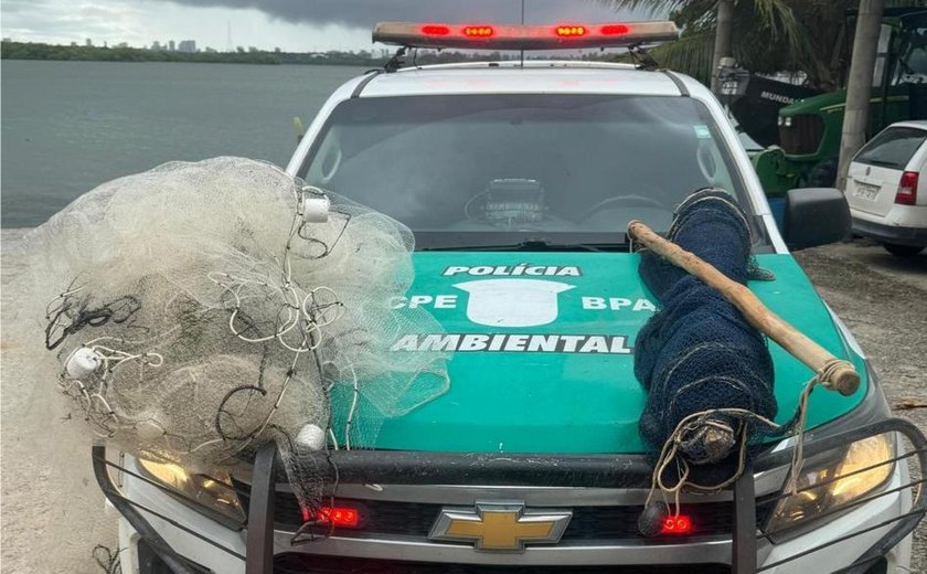 Polícia apreende armamentos, animais silvestres e equipamentos de pesca predatória