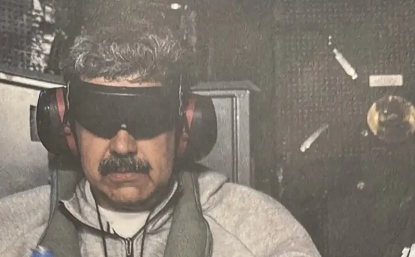 Donald Trump publica suposta foto de Maduro em navio após captura