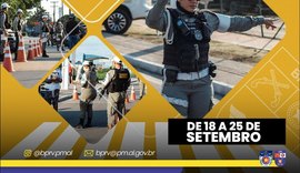 Polícia Militar realiza exposição da Semana Nacional de Trânsito