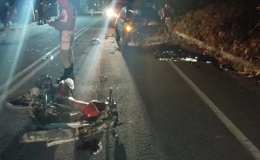 Colisão entre carro e motocicleta deixa uma pessoa morta em Paripueira