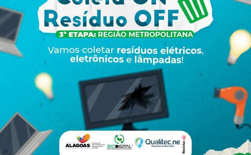 Campanha de coleta de eletroeletrônicos e lâmpadas da Semarh chega à Região Metropolitana