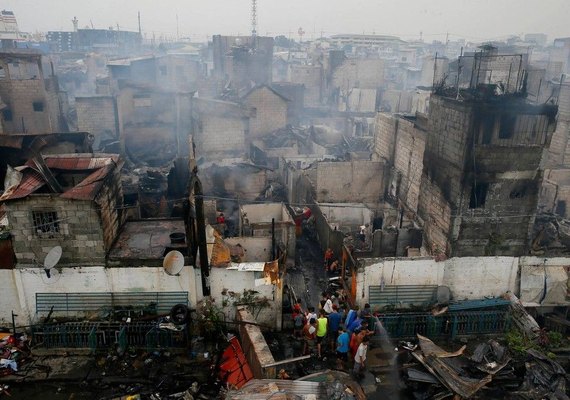 Mais de 3 mil famílias ficam sem casa após incêndio nas Filipinas