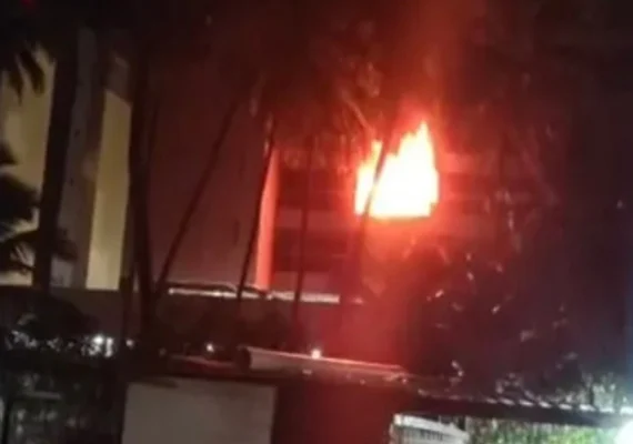 Gestante de seis meses é socorrida após incêndio em apartamento na Ponta Verde