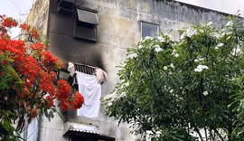 Duas crianças morrem tentando fugir de incêndio no residencial Ignêz Andreazza; meninos ficaram presos em grade de janela