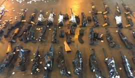 Polícia Civil apreende 60 fuzis de guerra no Aeroporto Internacional do Rio