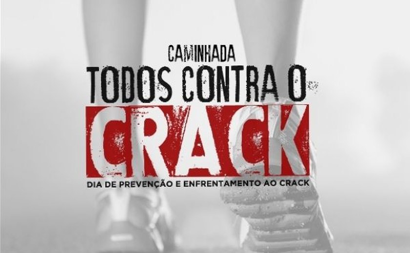 Caminhada na orla de Maceió marca o dia estadual de enfrentamento ao crack