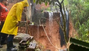 Defesa Civil informa que Maceió teve chuvas com maior intensidade na Cambona