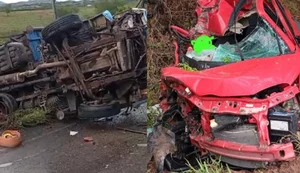 Mulher morre após colisão entre carro e carreta na Curva do S, na AL-220