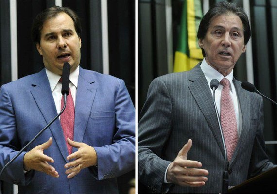 Maia e Eunício prometem a Temer apoio para aprovar reformas no Congresso