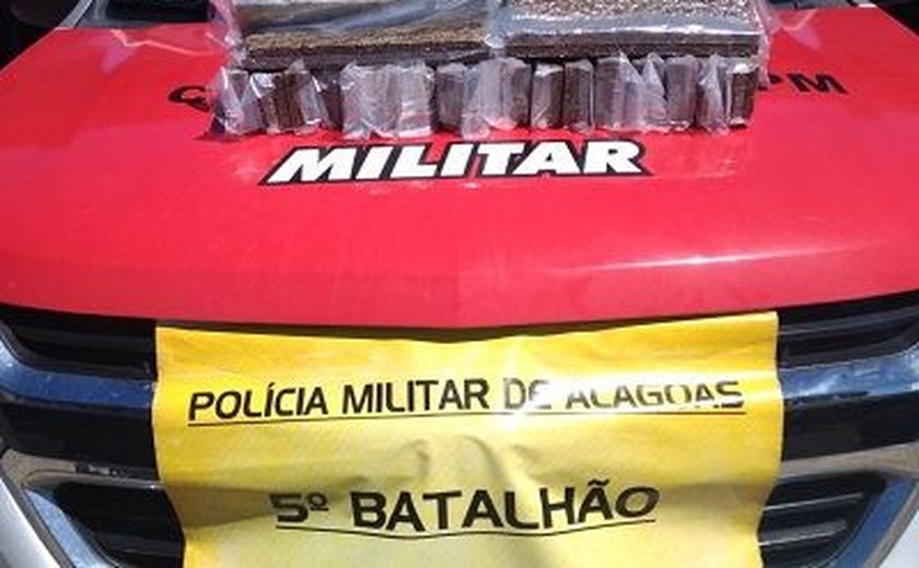 Polícia apreende 18 quilos de maconha com adolescente em Maceió