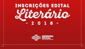 Imprensa Oficial abre inscrições para o Edital de Obras Literárias 2018