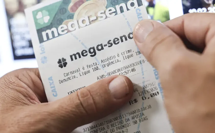Mega-Sena acumula e Alagoas tem 32 apostas premiadas na quadra em 14 municípios