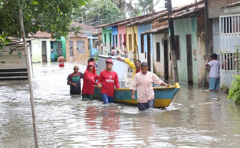 Prefeitura de Marechal Deodoro decreta situação de emergência por conta das chuvas