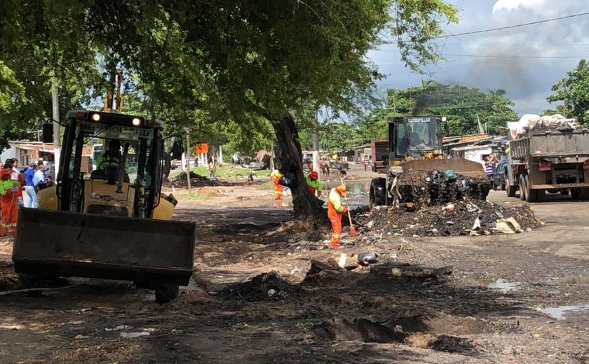 Mutirão recolhe mais de 200 toneladas de resíduos em Maceió