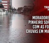 Moradores do Pinheiro sofrem com as fortes chuvas em Maceió