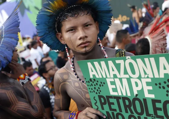 Em marcha global, indígenas cobram punição por morte de Guarani Kaiowá