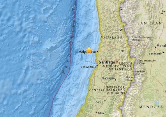 Terremoto de magnitude 7,1 sacode a costa do Chile