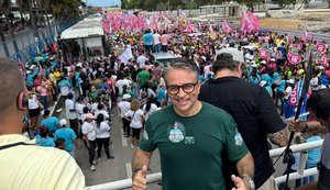 Candidato a vereador participa de maratona de caminhada e caravana na parte alta de Maceió