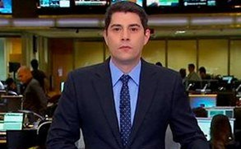 Após final de semana agitado, Evaristo Costa volta a apresentar o “Jornal Hoje”