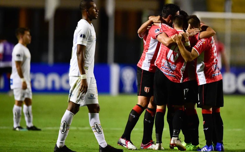 Santos empata com o River Plate-URU e é eliminado da Sul-Americana