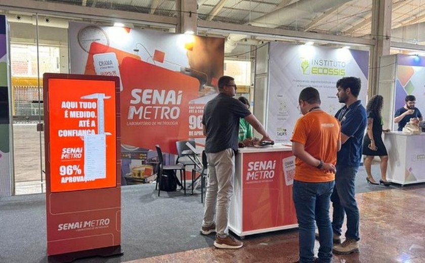 Senai Metro marca presença no Congresso Nacional de Metrologia