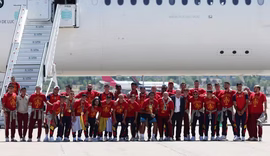 Seleção da Espanha chega a Madri após ser campeã na Copa do Mundo