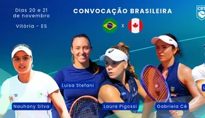 Seleção feminina de tênis é convocada para Billie Jean King Cup